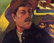 保罗 高更 : Self Portrait with Hat